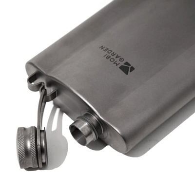 Фляжка Mobi Garden Leather Cover Titanium