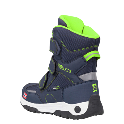 Ботинки Trollkids Kids Lofoten Winter Boots Navy/Viper Green