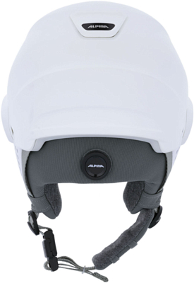 Шлем с визором ALPINA Alto Q-Lite White Matt (Blue Revo)