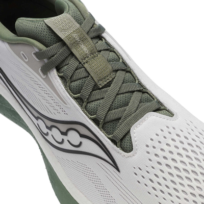 Кроссовки Saucony Ride 18 White/Olivine