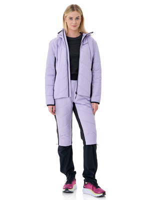 Куртка беговая Nordski Hybrid Warm W Lavender/Black