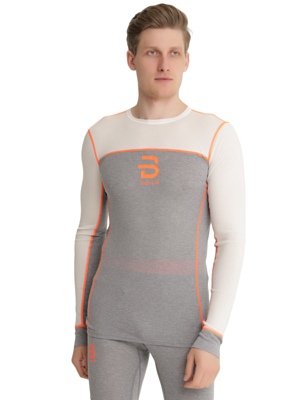 Футболка с длинным рукавом Bjorn Daehlie Performance-Tech Long Sleeve Light Grey Melange