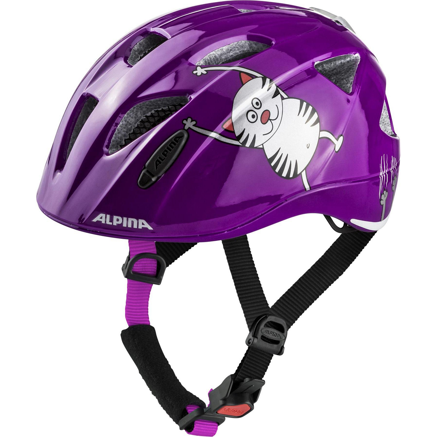 Велошлем Alpina 2019 Ximo Flash Purple Cat