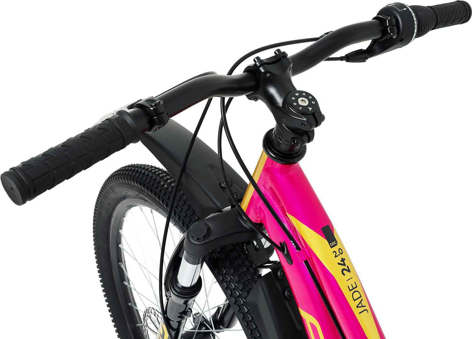 Велосипед Forward Jade 24 2.0 D 2022 розовый/золотой