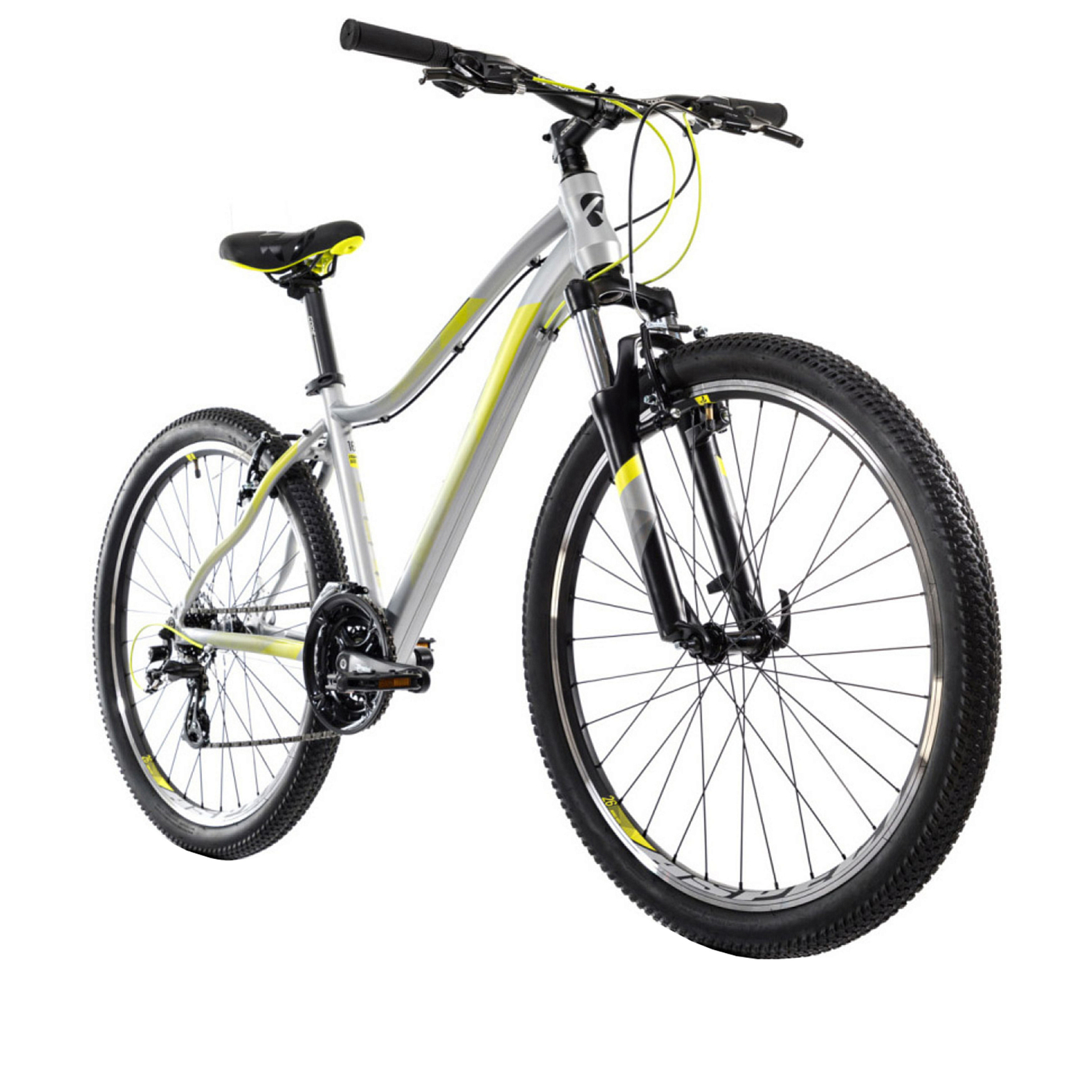 Велосипед Aspect Oasis 26 2021 серо-желтый
