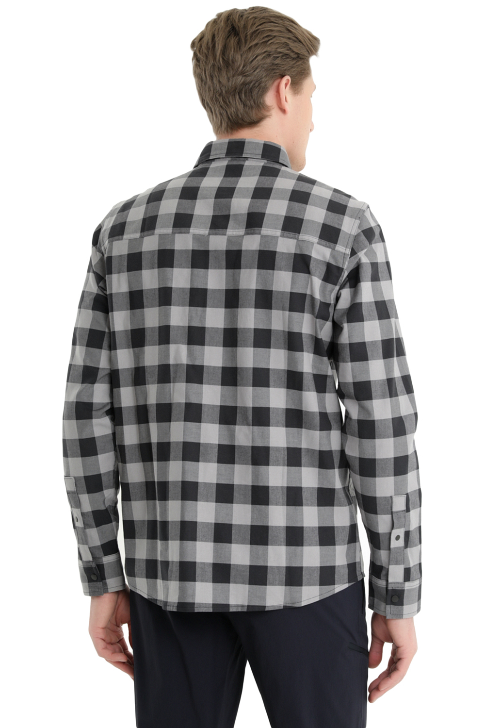 Рубашка для активного отдыха Oakley Checkered Ridge Stone Gray