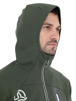 Флисовая куртка Ternua Veks Hood Deep Forest