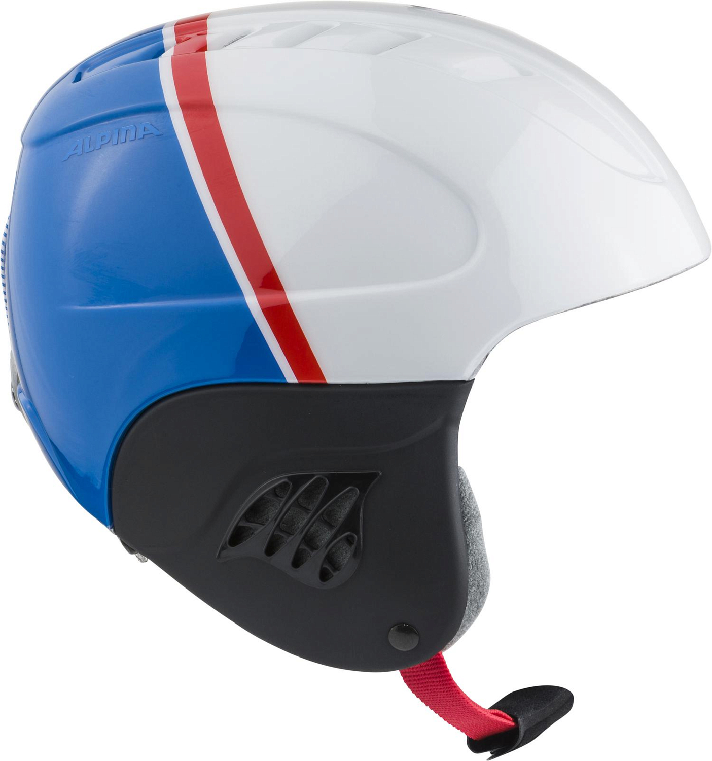 Шлем детский ALPINA Carat White-Red-Blue