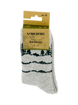 Носки VIKING Boosocks Mid Bamboo Light Grey