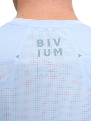 Футболка беговая Bivium Тайм Голубой