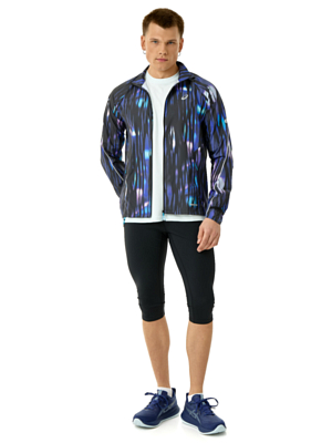 Куртка беговая Asics Road Lite Show Packable Blue
