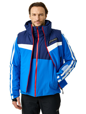 Куртка горнолыжная PHENIX Retro Formula Blue