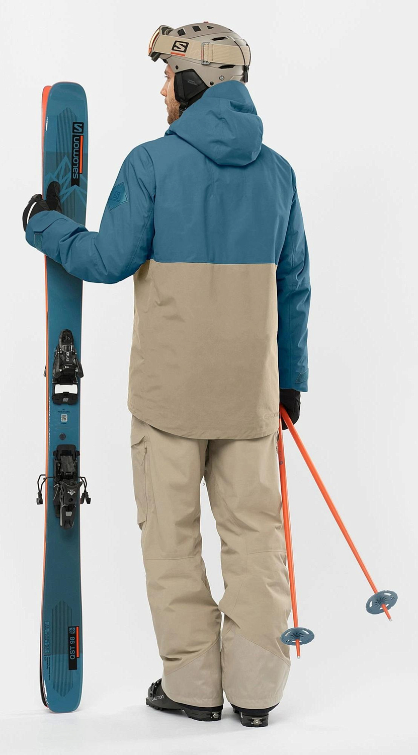 Брюки горнолыжные SALOMON Gravity Insul Gtx Pant M Roasted Cashew