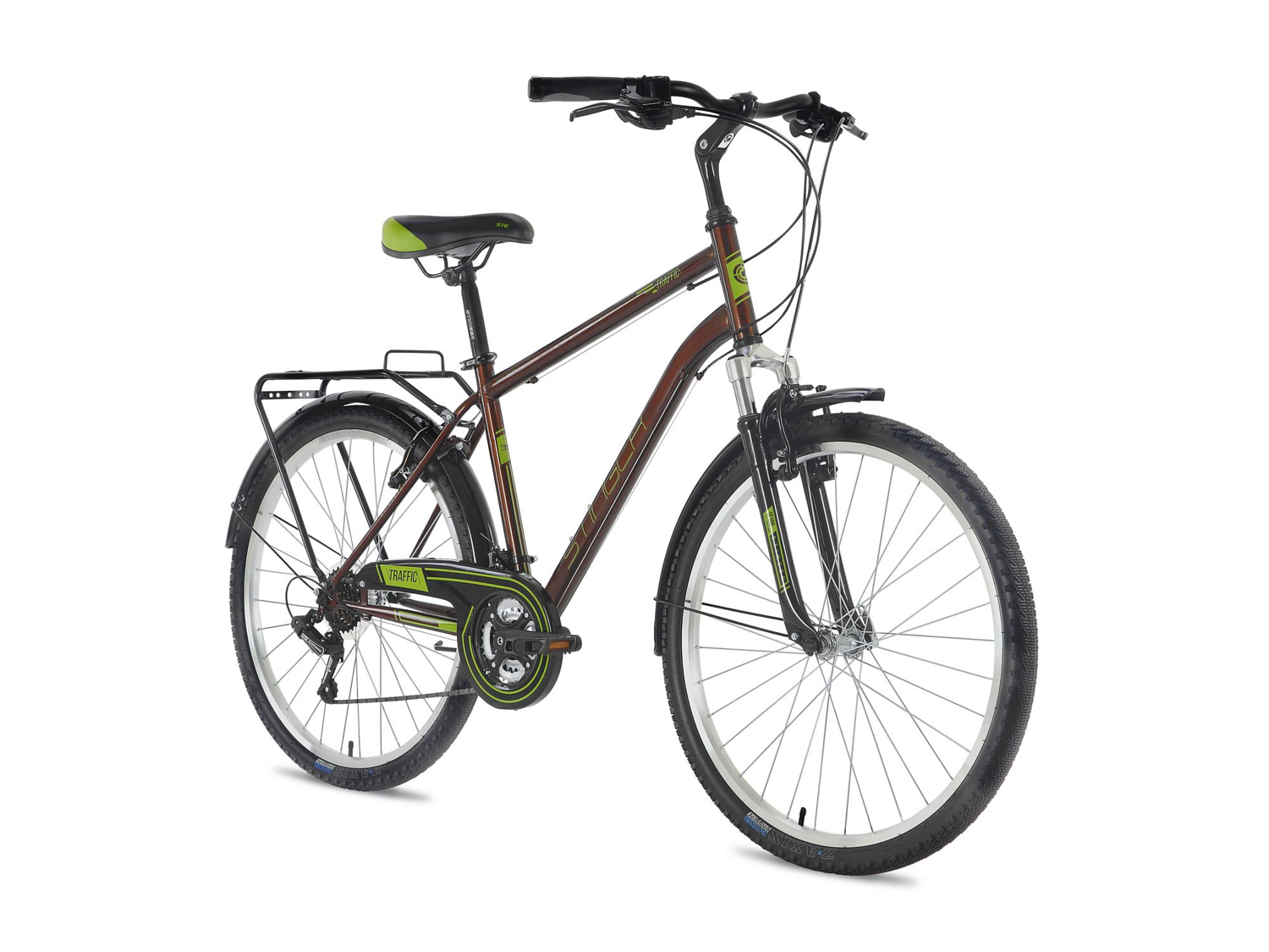Велосипед Stinger Traffic 26 2019 коричневый