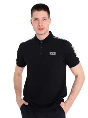 Поло EA7 Emporio Armani Polo M Black