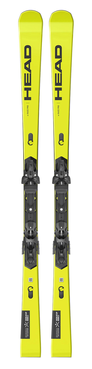 Горные лыжи с креплениями HEAD 2021-22 WC Rebels e-Race Pro RP WCR 14+FREEFLEX ST 14 BRAKE 85 [A] Yellow/Black