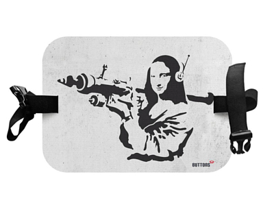 Сидушка Buttons Mona Lisa Черный