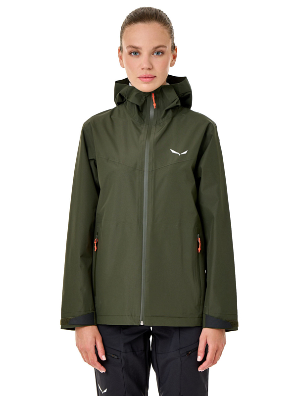 未使用25-26 K2 TT SURFER OLIVE LEATHER Куртка мембранная женская Salewa Puez 2.5L PTX Dark Olive