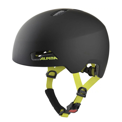 Велошлем ALPINA Hackney Black-Neon/Yellow Matt