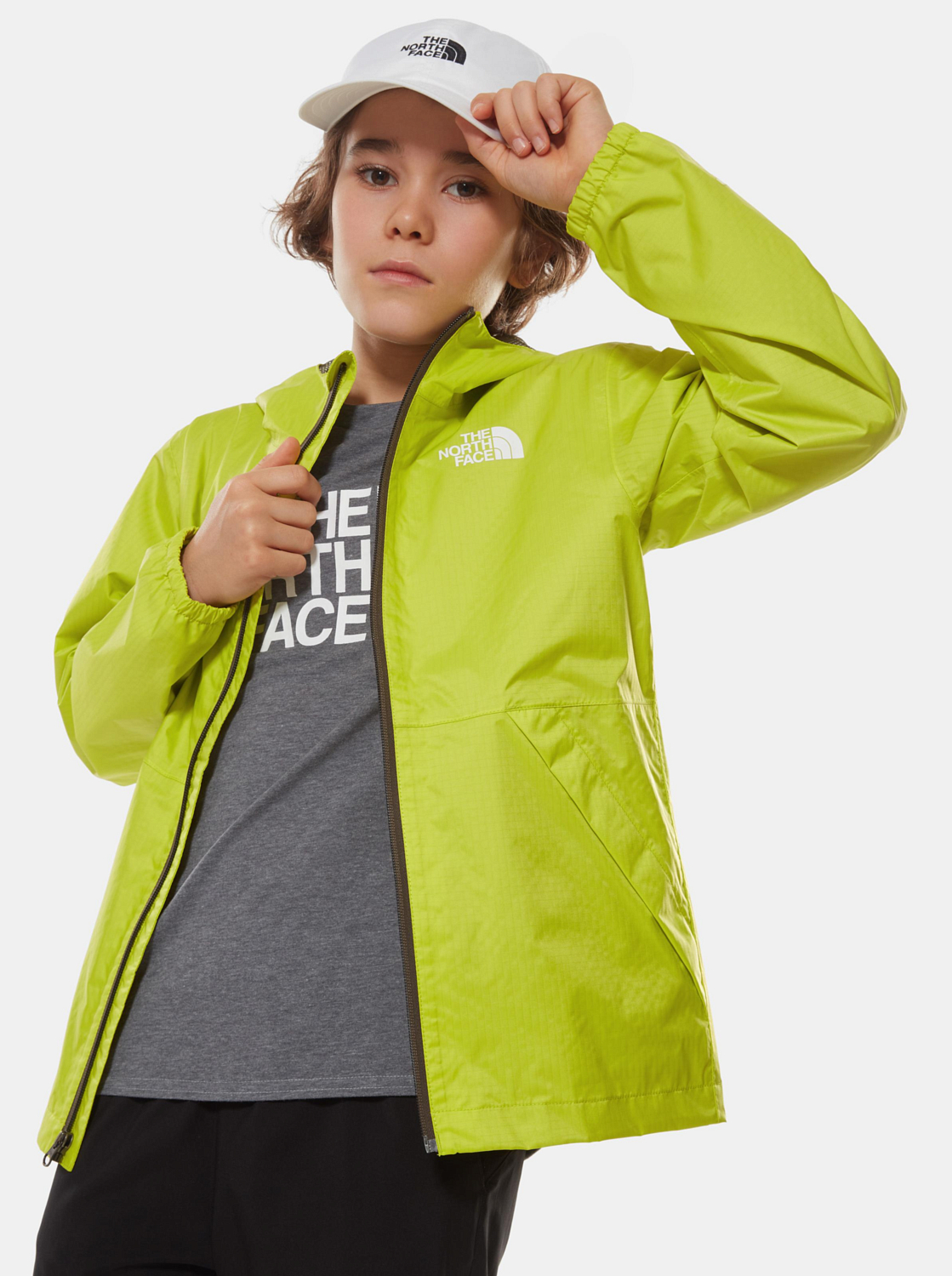 Куртка детская The North Face Zipline Rain Boy's Sulphur Spring Green