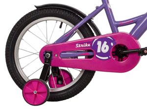 Велосипед Novatrack Strike 16 2022 фиолетовый