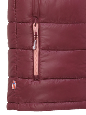 Жилет Trollkids Trondheim Maroon Red/Antique Rose