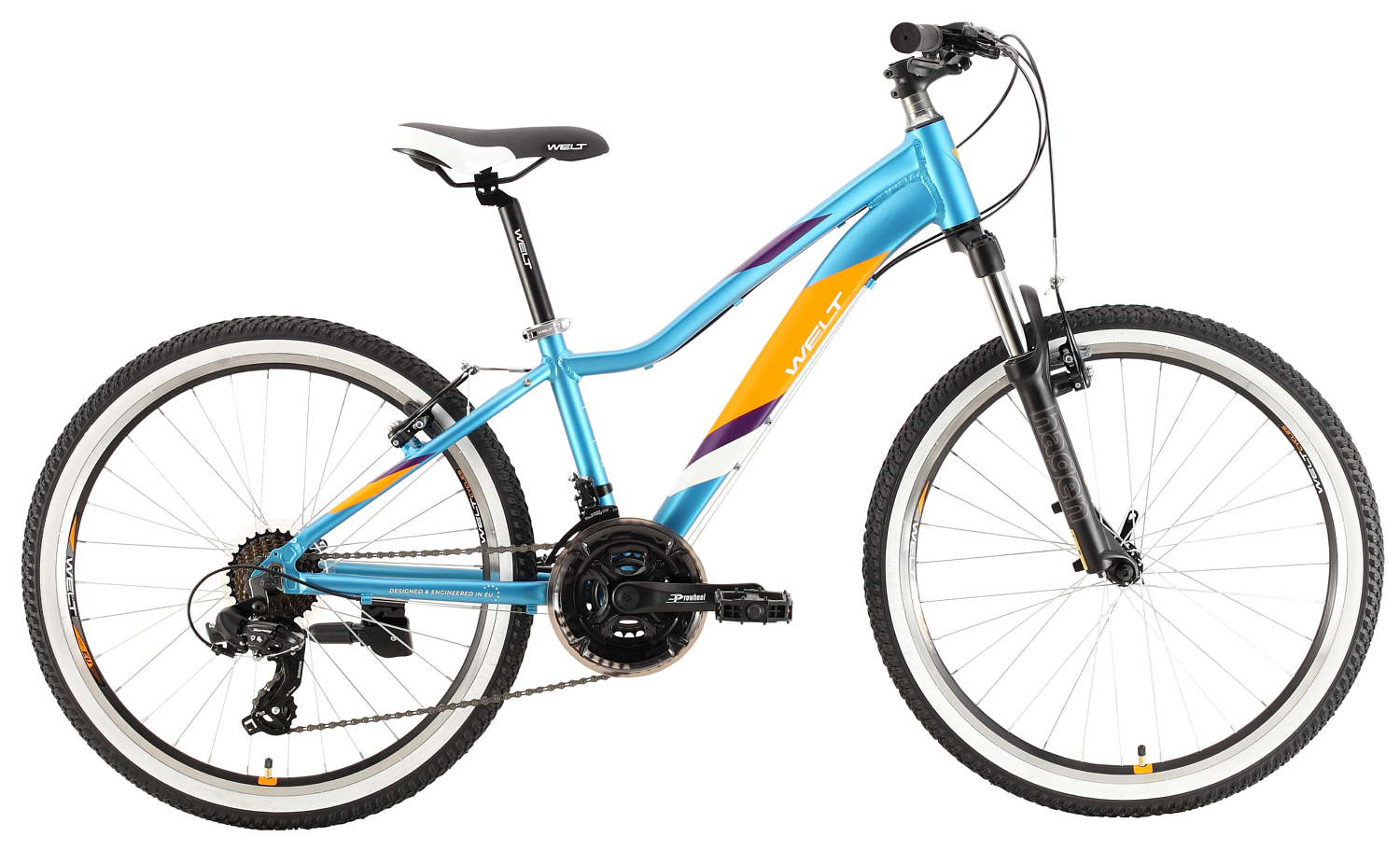 Велосипед Welt Edelweiss 24 2021 Tiffany blue