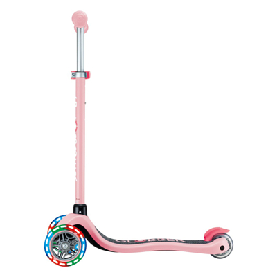 Самокат детский Globber Primo Lights V2 Пастельно-Розовый