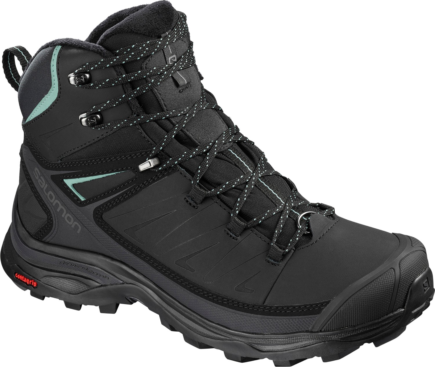 Ботинки SALOMON X ULtra Mid Winter CS WP W Black/Phantom/Trellis