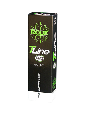 Безфтористая мазь держания твердая RODE Top Line Klister KM3 -6C°... +6C°