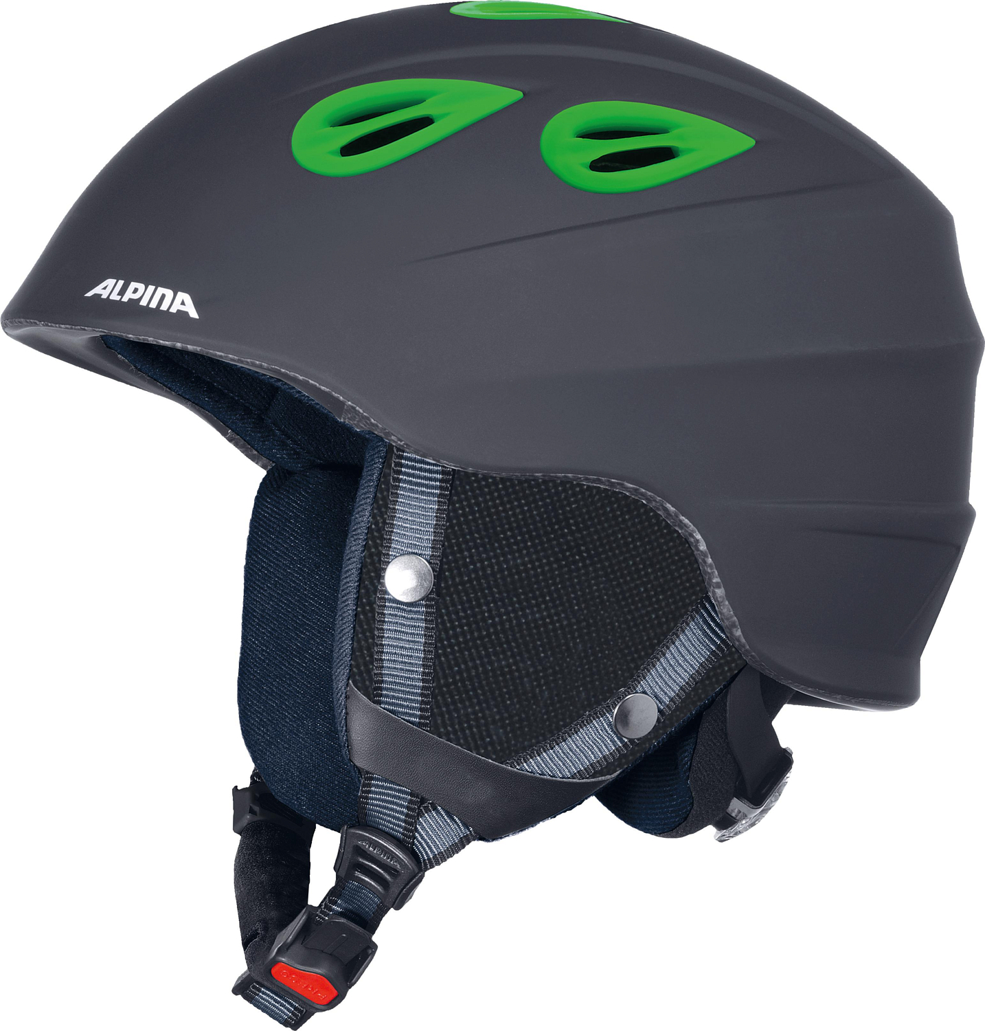 Зимний Шлем Alpina 2022-23 Junta 2.0 C Black-Green Matt