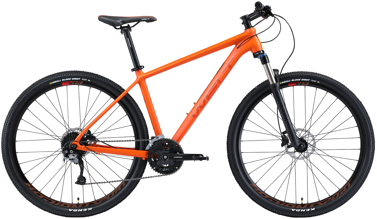 Велосипед Welt Rubicon 1.0 29 2020 Matt Orange/Red