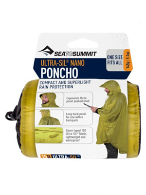 Пончо Sea To Summit Poncho 15D Lime