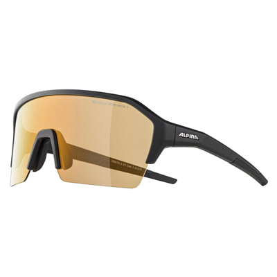 Очки солнцезащитные ALPINA Ram HR Q-Lite V Black Matt/Varioflex Silver Mirror Cat.1-3