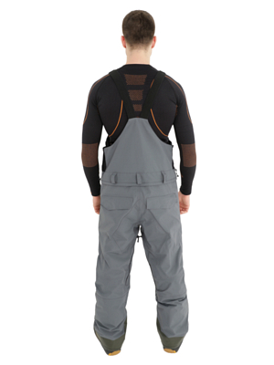 Брюки сноубордические Volcom Rain Gore-Tex Bib Overall Dark Grey