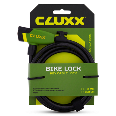 Замок велосипедный CLUXX Gardia 850K Green/Black