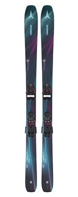 Горные лыжи с креплениями ATOMIC MAVEN 86 + STR 12 GW Petrol/Pink