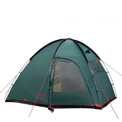 Палатка кемпинговая Tramp Bell 4 (V2) Green
