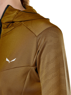 Флисовая куртка Salewa Sella Crevasse Hooded Golden Brown
