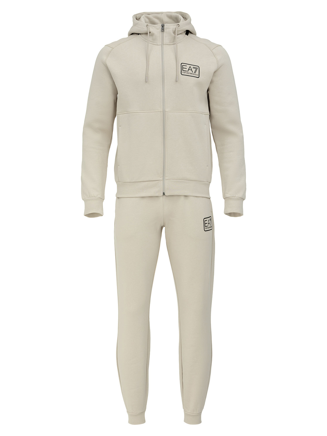 Костюм EA7 Emporio Armani Train Core ID M Label T-Suit TT Hoo-Ded FZ CH BR Silver Cloud