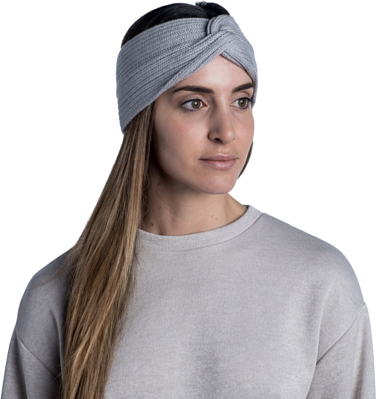 Повязка Buff Knitted Headband NORVAL Light Grey