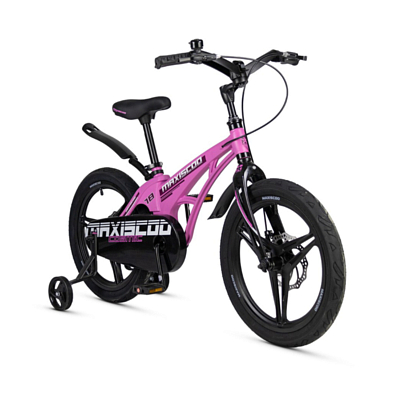 Велосипед MAXISCOO Cosmic Deluxe 18'' 2025 Розовый Матовый