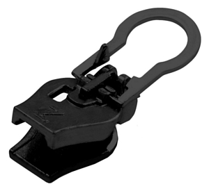 Бегунок для молнии ZlideOn Plastic Zipper XL Black