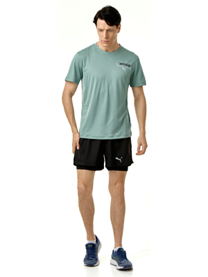 Футболка беговая Puma Graphics Nitro Green Moon