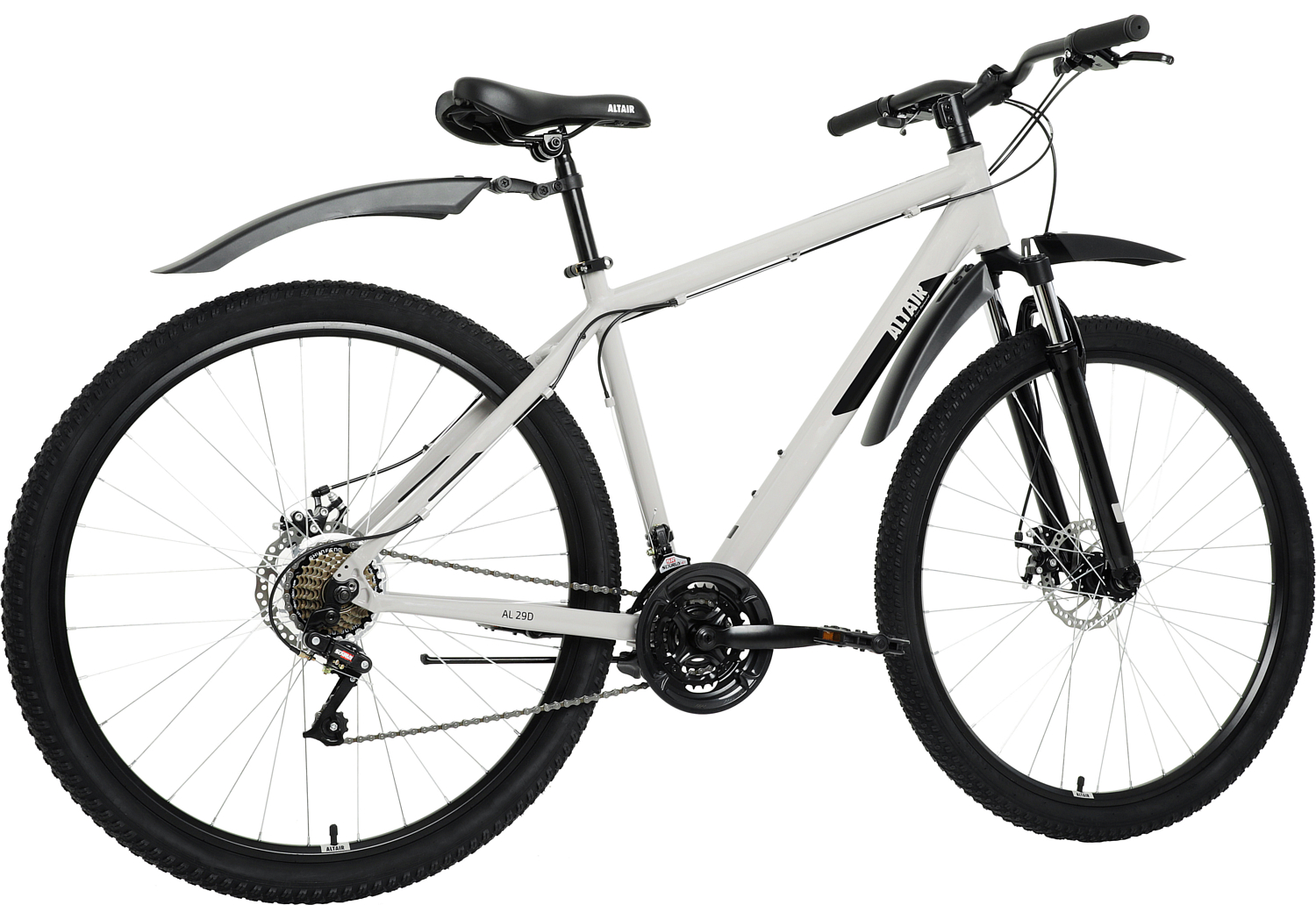 Велосипед Altair AL 29 D 2022 Серый/Черный