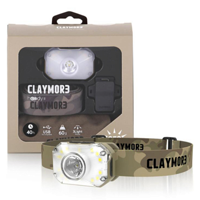 Фонарь налобный Claymore Heady2 Коричневый