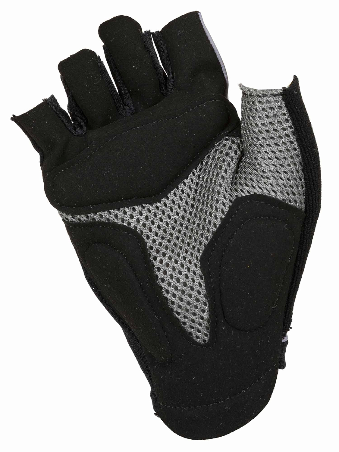 Перчатки велосипедные Accapi Fingerless Cycling Gloves Gray/White
