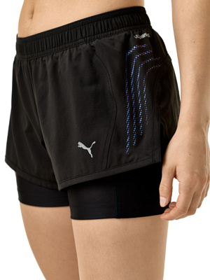 Шорты для бега Puma Ultraweave Aop Black