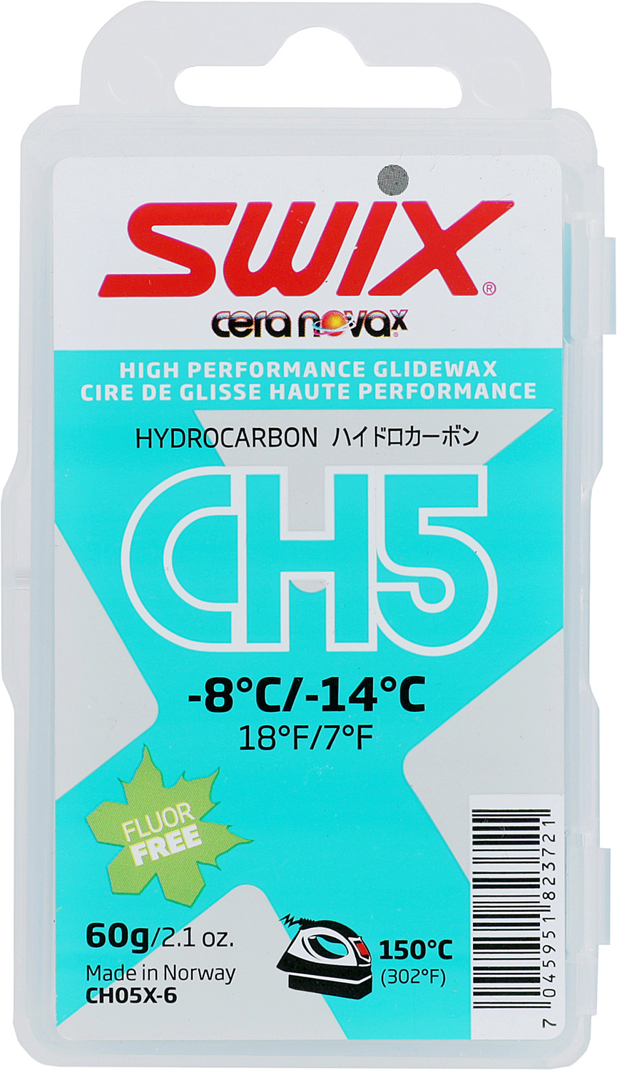 Мазь скольжения SWIX 2019-20 CH5X Turquoise -8C / -14C 60 гр