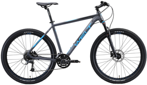 Велосипед Welt Rockfall 5.0 27 2020 Dark Grey/Blue